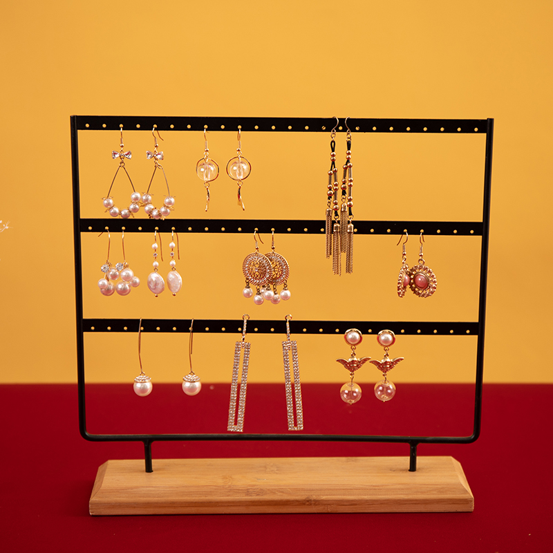 カスタマイズされたジュエリースタンドオーガナイザーメタルネックレスオーガナイザージュエリーディスプレイ